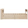 Solid Wood Pine Bed Frame 90x200 cm - Stylish & Durable