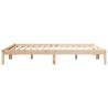 Extra Long Solid Wood Bed Frame 160x210 cm - HipoMarket