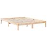 Extra Long Solid Wood Bed Frame 160x210 cm - HipoMarket