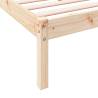 Extra Long Solid Wood Bed Frame 160x210 cm - HipoMarket