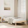  Extra Long Bed Frame without Mattress 100x220 cm Solid Wood Pine Colour natural Size 100 x 220 cm 