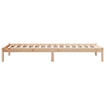 Extra Long Solid Wood Bed Frame 100x220 cm - HipoMarket