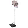 Basketball Stand Black 282-352 cm Polyethene Colour black 