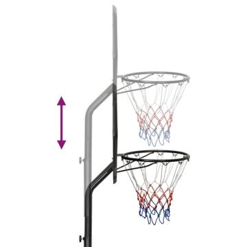 Adjustable Basketball Stand - Height 282-352 cm - Black