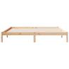 Extra Long Bed Frame 200x210 cm | Solid Pinewood Frame