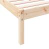 Extra Long Bed Frame 200x210 cm | Solid Pinewood Frame