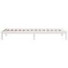 Extra Long White Bed Frame - Solid Pine 100x220 cm | HipoMarket