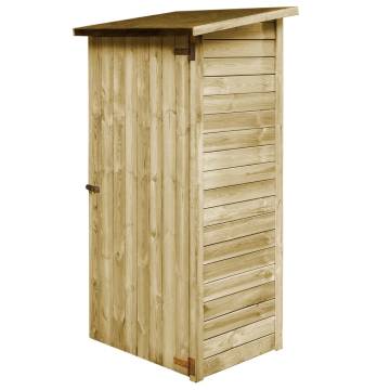 Garden Tool Shed - Impregnated Pinewood, 88x76x175 cm