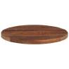 Round Solid Wood Table Top Ø 40 cm - Reclaimed Elegance