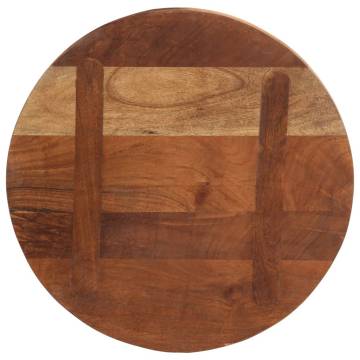 Round Solid Wood Table Top Ø 40 cm - Reclaimed Elegance