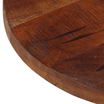 Round Solid Wood Table Top Ø 40 cm - Reclaimed Elegance