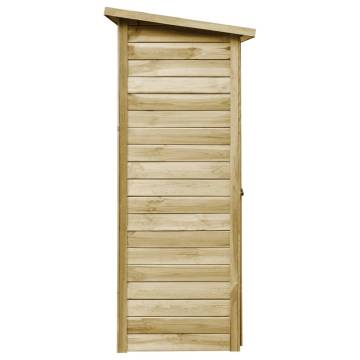 Garden Tool Shed - Impregnated Pinewood, 88x76x175 cm