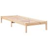 Extra Long Solid Wood Bed Frame 90x210 cm - Hipomarket