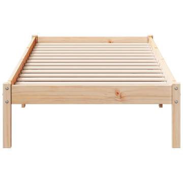 Extra Long Solid Pine Bed Frame | 80x220 cm | Hipomarket