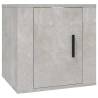 8 Piece TV Cabinet Set in Concrete Grey - Stylish Storage