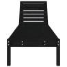 Black Sun Loungers 2 pcs - Solid Pine Wood for Ultimate Relaxation