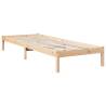 Extra Long Pine Bed Frame 80x210 cm - Durable & Stylish