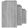 Nesting Coffee Tables 3 pcs - Grey Sonoma Engineered Wood