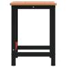 Solid Beech Workbench 100x(55-60)x81.5 cm - Durable & Versatile