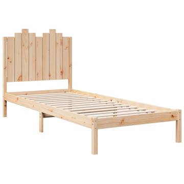 Extra Long Bed Frame 100x210 cm | Solid Wood Design