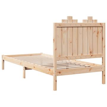 Extra Long Bed Frame 100x210 cm | Solid Wood Design