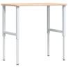 Solid Oak Workbench 100x60 cm - Durable and Adjustable