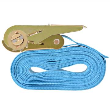 Heavy-Duty Ratchet Tie Down Straps - 10 pcs - 0.8 Tonnes Blue