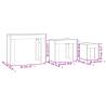 Nesting Coffee Tables Set - 3 Pcs Sonoma Oak - Hipomarket
