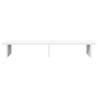 Monitor Stand White 100x27x15 cm | Durable Wood Design