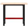 Solid Wood Oak Workbench 100x60x83 cm | Durable & Versatile