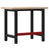 Solid Wood Oak Workbench 100x60x83 cm | Durable & Versatile