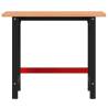 Solid Wood Beech Workbench 100x60 cm - Durable & Versatile