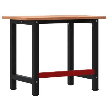 Solid Wood Beech Workbench 100x60 cm - Durable & Versatile