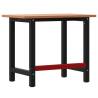 Solid Wood Beech Workbench 100x60 cm - Durable & Versatile