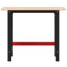 Solid Wood Beech Workbench 100x60x81.5 cm - Durable & Versatile