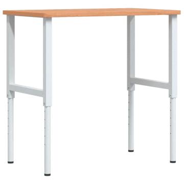 Solid Wood Beech Workbench 100x60 cm - Versatile & Durable