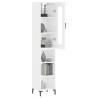 Highboard High Gloss White - Stylish Storage Solution | Hipomarket