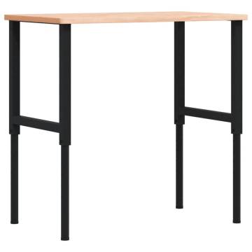 Solid Wood Beech Workbench 100x60cm - Durable & Versatile