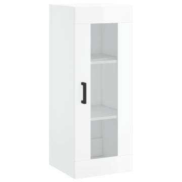 Highboard High Gloss White - Stylish Storage Solution | Hipomarket