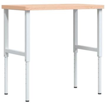 Workbench 100x60cm Solid Wood Beech - Durable & Versatile