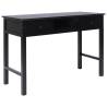 Writing Desk Black 110x45x76 cm Wood Colour black 