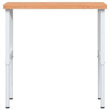 Solid Beech Wood Workbench 100x60 cm - Durable & Versatile