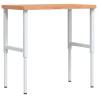 Solid Beech Wood Workbench 100x60 cm - Durable & Versatile