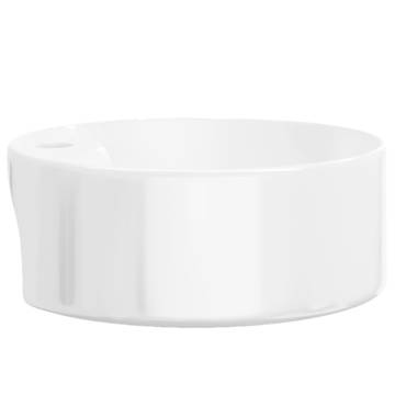 Stylish White Ceramic Wash Basin 40x14.5 cm - HipoMarket