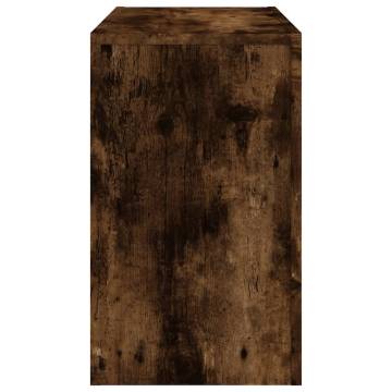 Nesting Coffee Tables - 3 pcs Smoked Oak Engineered Wood