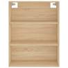 Stylish Highboard Sonoma Oak 69.5x34x180 cm | HipoMarket