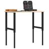  Workbench 100x60x(71.5-98) cm Solid Wood Oak Rectangular Colour brown and black Size 100 x 60 x (71.5-98) cm Quantity in Package 1 