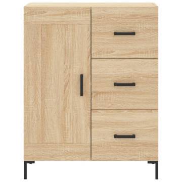 Stylish Highboard Sonoma Oak 69.5x34x180 cm | HipoMarket