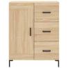 Stylish Highboard Sonoma Oak 69.5x34x180 cm | HipoMarket