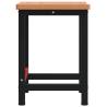 Workbench 100x(55-60)x83 cm Solid Beech Wood - Durable & Versatile